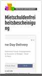 Mobile Screenshot of mietschuldenfreiheitsbescheinigung.com